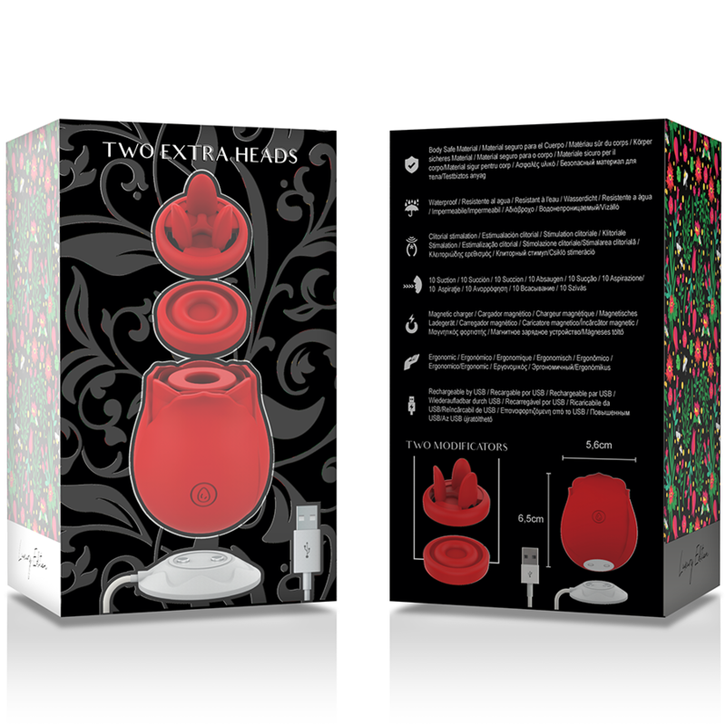 MIA - STIMULATEUR CLITORAL À DEUX TÊTES ÉDITION DE LUXE - Sensualia