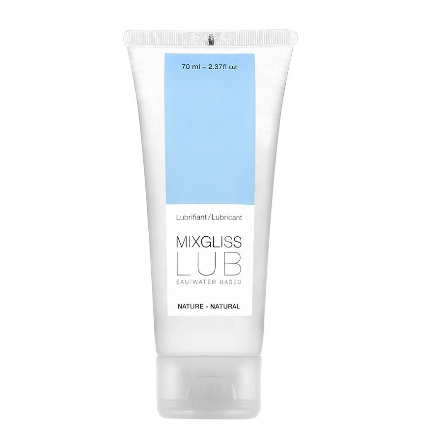 MIXGLISS - LUBRIFIANT NATUREL BASE D'EAU 70 ML - Sensualia