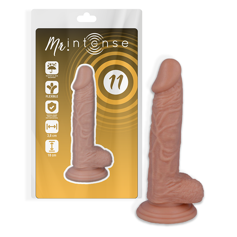 MR INTENSE - 11 PÉNIS RÉALISTE 18 CM -O- 3.8 CM - Sensualia