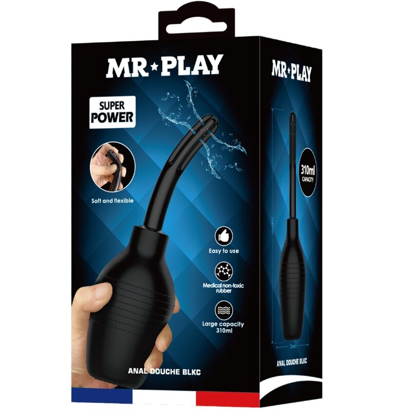 MR PLAY - DOUCHE ANAL BLKC SUPER POWER NOIR - Sensualia