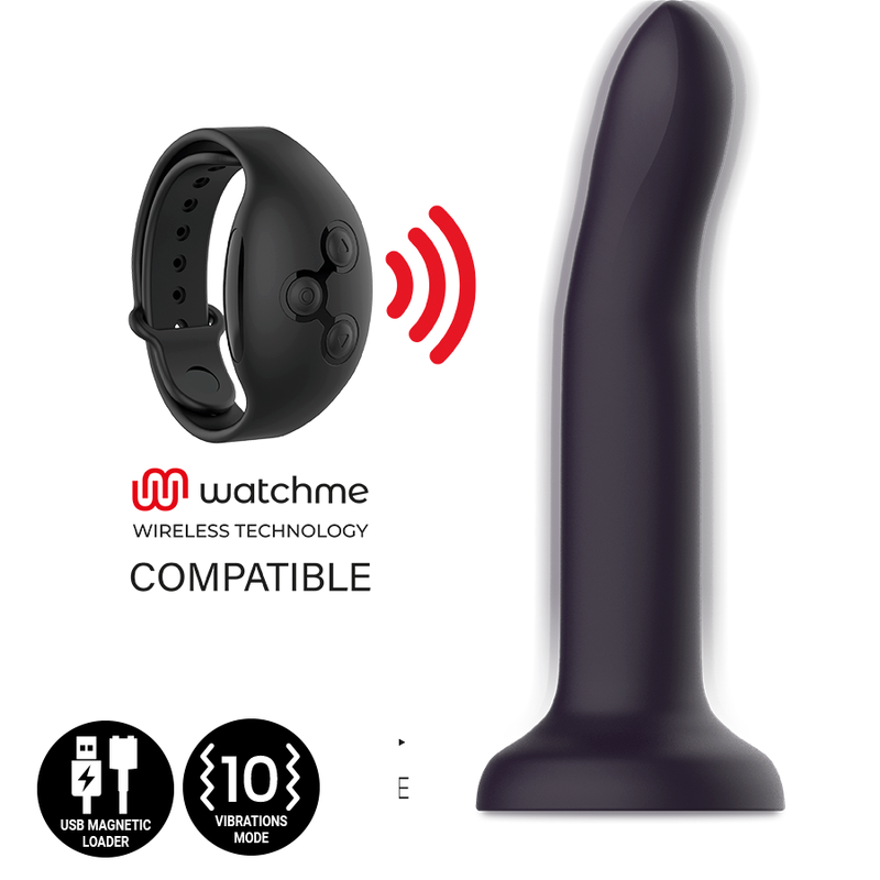 MYTHOLOGY - DUMAN MYSTIC DILDO L - VIBRATEUR COMPATIBLE AVEC LA TECHNOLOGIE SANS FIL WATCHME - Sensualia