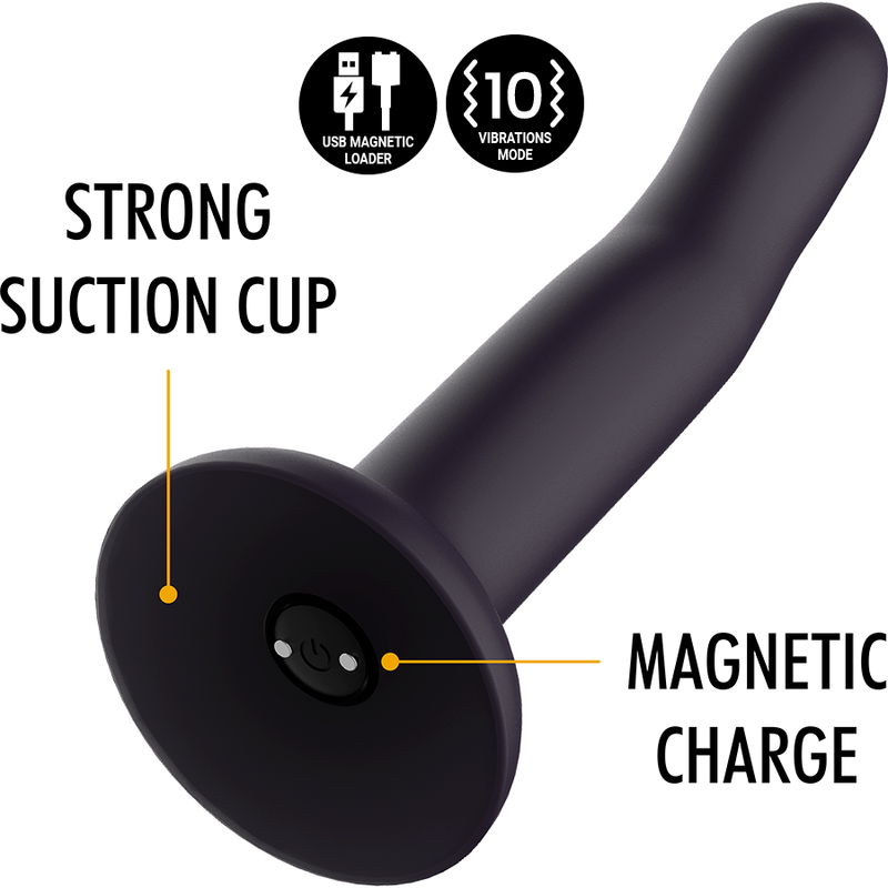 MYTHOLOGY - DUMAN MYSTIC DILDO L - VIBRATEUR COMPATIBLE AVEC LA TECHNOLOGIE SANS FIL WATCHME - Sensualia