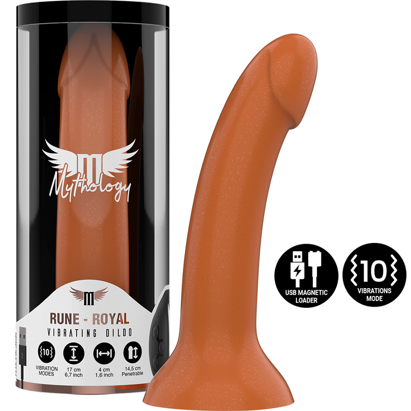 MYTHOLOGY - RUNE ROYAL DILDO M - VIBRATEUR WATCHME TECHNOLOGIE SANS FIL COMPATIBLE - Sensualia