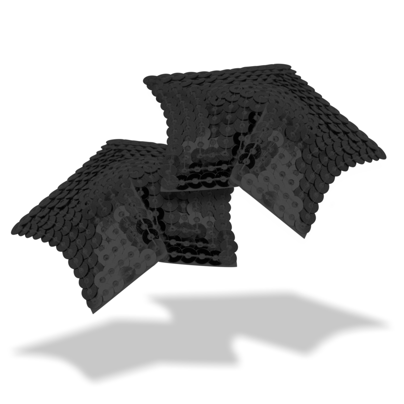 OHMAMA FETISH - COUVRE-TETON ETOILE PAILLETTES NOIRES - Sensualia