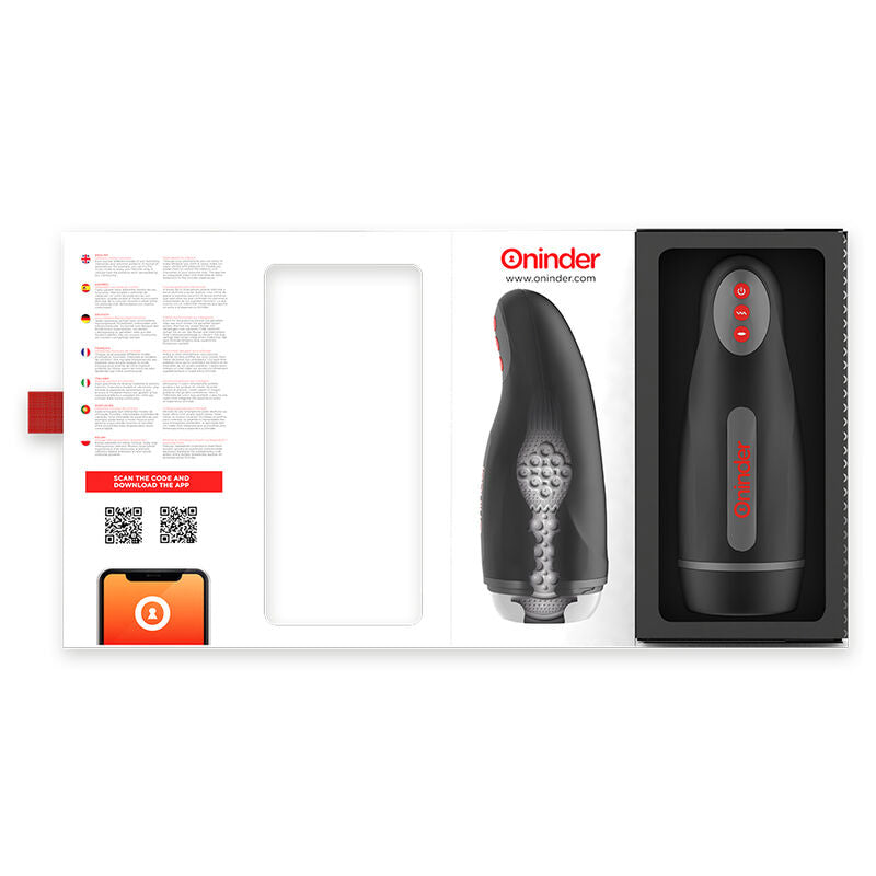 ONINDER - MASTURBATEUR MASCULIN RECHARGEABLE SEOUL 10 VITESSES - APPLICATION GRATUITE - Sensualia