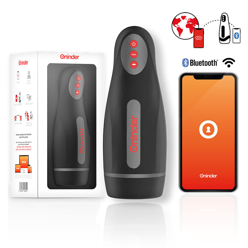 ONINDER - MASTURBATEUR MASCULIN RECHARGEABLE SEOUL 10 VITESSES - APPLICATION GRATUITE - Sensualia