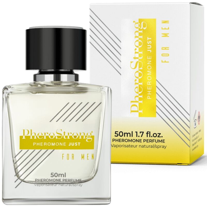 PHEROSTRONG - PARFUM AUX PHÉROMONES JUSTE POUR HOMMES 50 ML - Sensualia