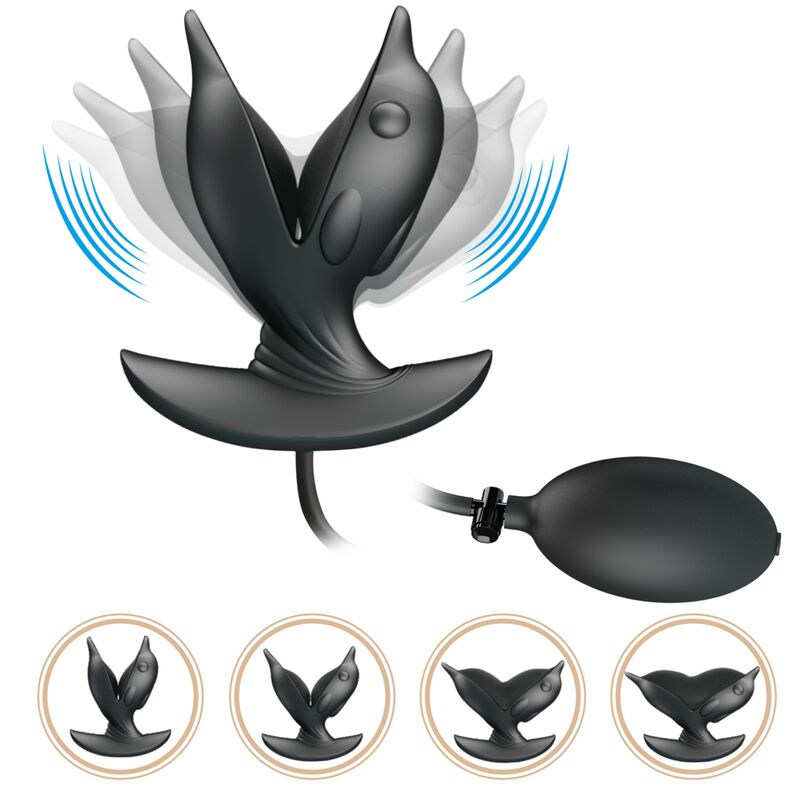 PRETTY LOVE - PLUG ANAL DELFIN GONFLABLE & RECHARGEABLE - Sensualia