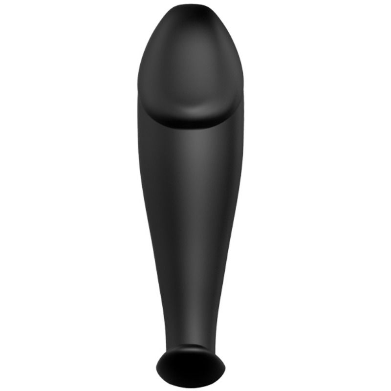 PRETTY LOVE - PLUG ANAL EN SILICONE FORME PÉNIS ET 12 MODES DE VIBRATION NOIR - Sensualia