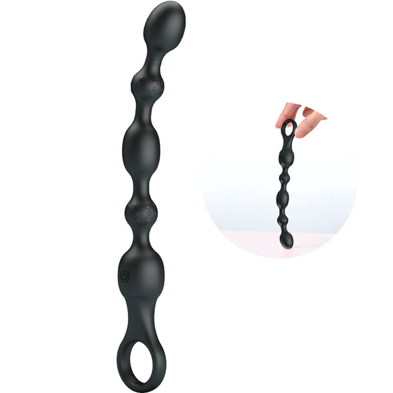 PRETTY LOVE - BALLES ANAL VAN 10 VIBRATIONS RECHARGEABLES EN SILICONE - Sensualia