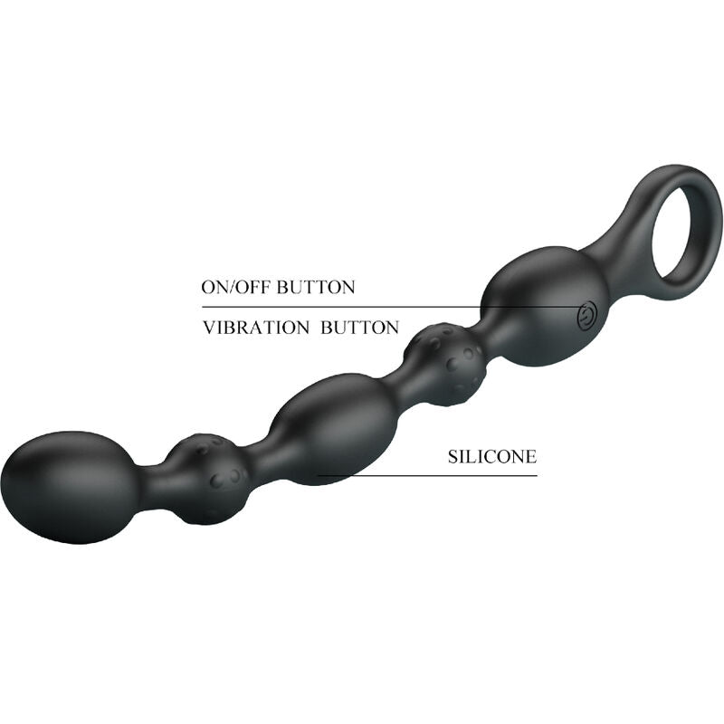 PRETTY LOVE - BALLES ANAL VAN 10 VIBRATIONS RECHARGEABLES EN SILICONE - Sensualia
