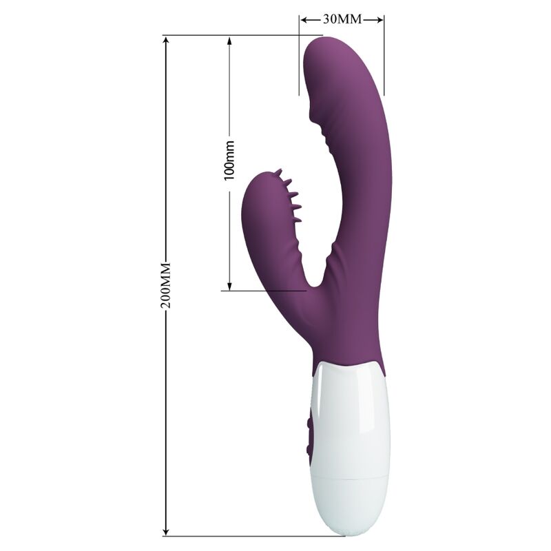 PRETTY LOVE - ANDRE VIBRATEUR RABBIT & STIMULATEUR DE POINT G VIOLET - Sensualia