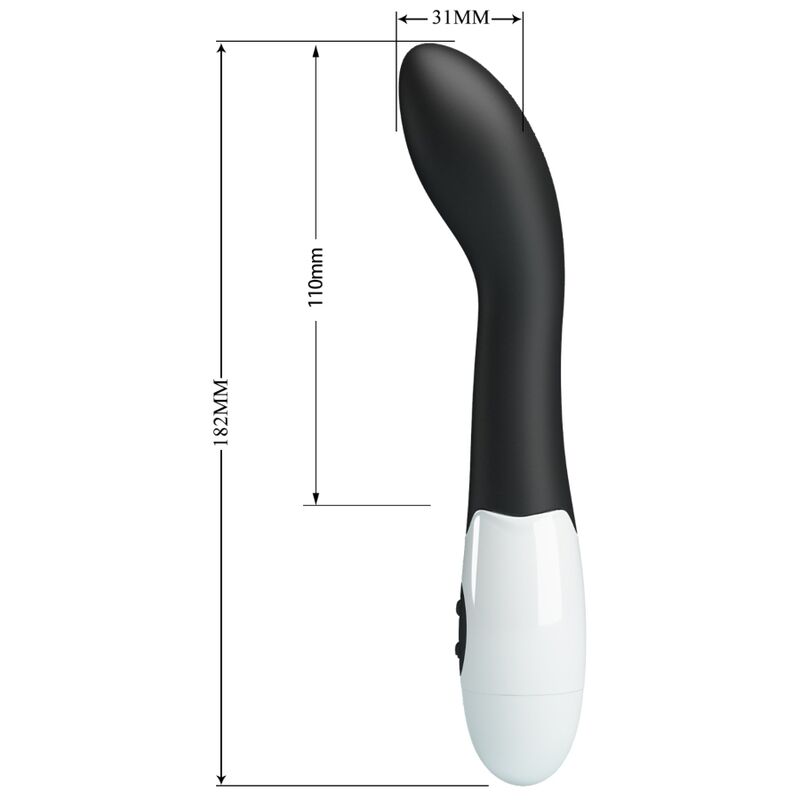 PRETTY LOVE - BISHOP VIBRATEUR POINT G 30 MODES NOIR - Sensualia