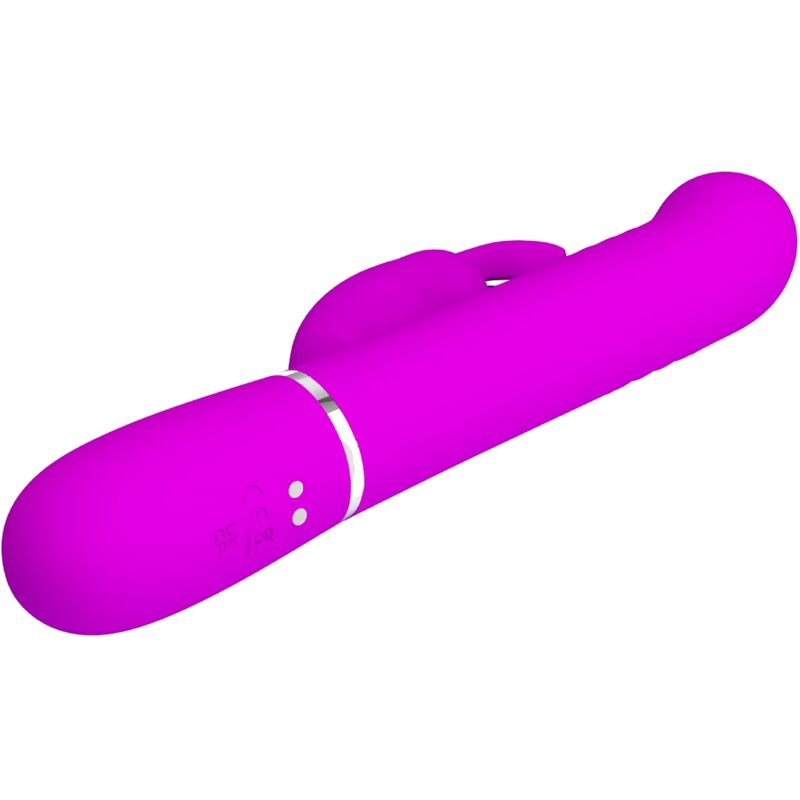 PRETTY LOVE - VIBRATEUR COALE RABBIT PERLES VIOLET - Sensualia