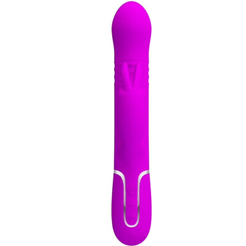 PRETTY LOVE - VIBRATEUR COALE RABBIT PERLES VIOLET - Sensualia