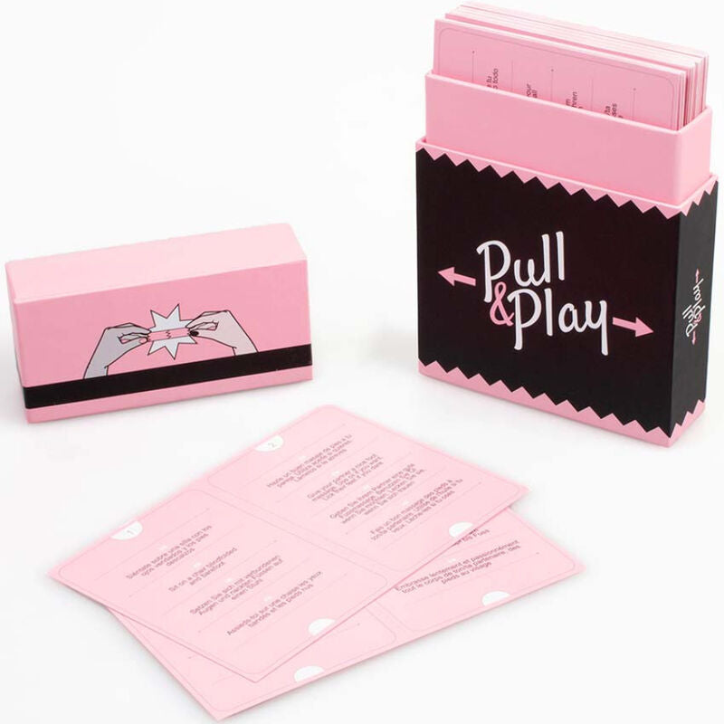 SECRETPLAY - JEU DE CARTES PULL & PLAY (ES/EN/DE/FR/NL/PT/IT) - Sensualia
