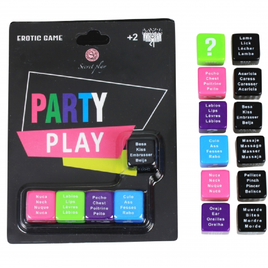 SECRETPLAY - JEU PARTY PLAY 5 DÉS (ES/PT/EN/FR) - Sensualia