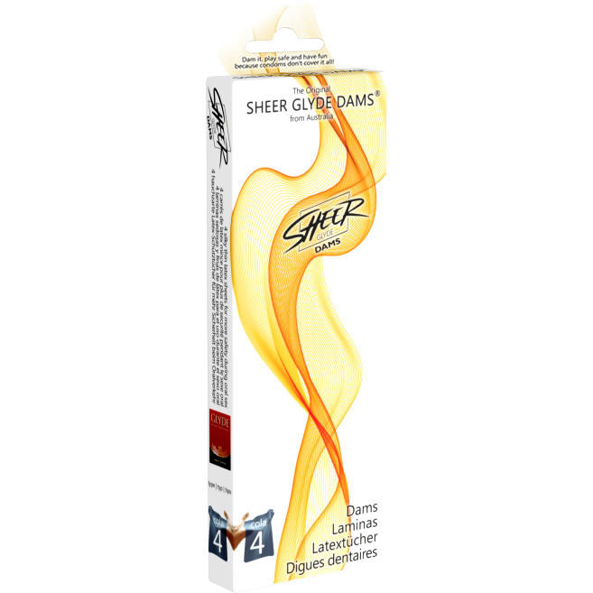 SHEER GLYDE - BARRAGES LAMINAS LATEX QUEUE DE SEXE ORAL - Sensualia