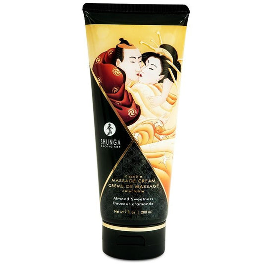 SHUNGA - CRÈME DE MASSAGE AUX AMANDES DOUCES 200 ML - Sensualia