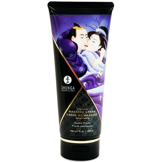 SHUNGA - CRÈME DE MASSAGE AUX FRUITS EXOTIQUES 200 ML - Sensualia