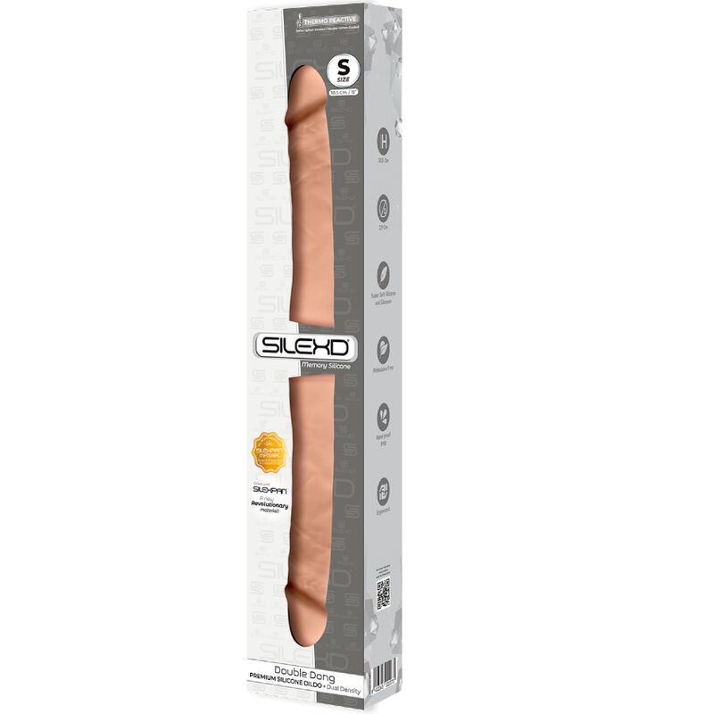 SILEXD - DOUBLE PÉNIS RÉALISTE PREMIUM SILEXPAN SILICONE 38.5 CM - Sensualia