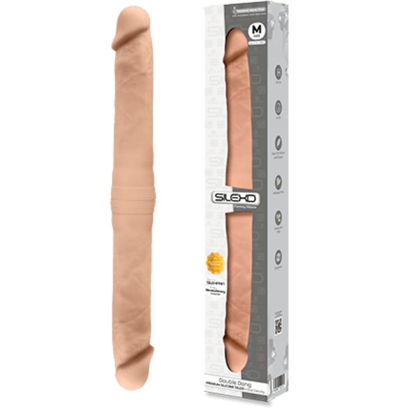 SILEXD - DOUBLE PÉNIS RÉALISTE PREMIUM SILEXPAN SILICONE 42.5 CM - Sensualia