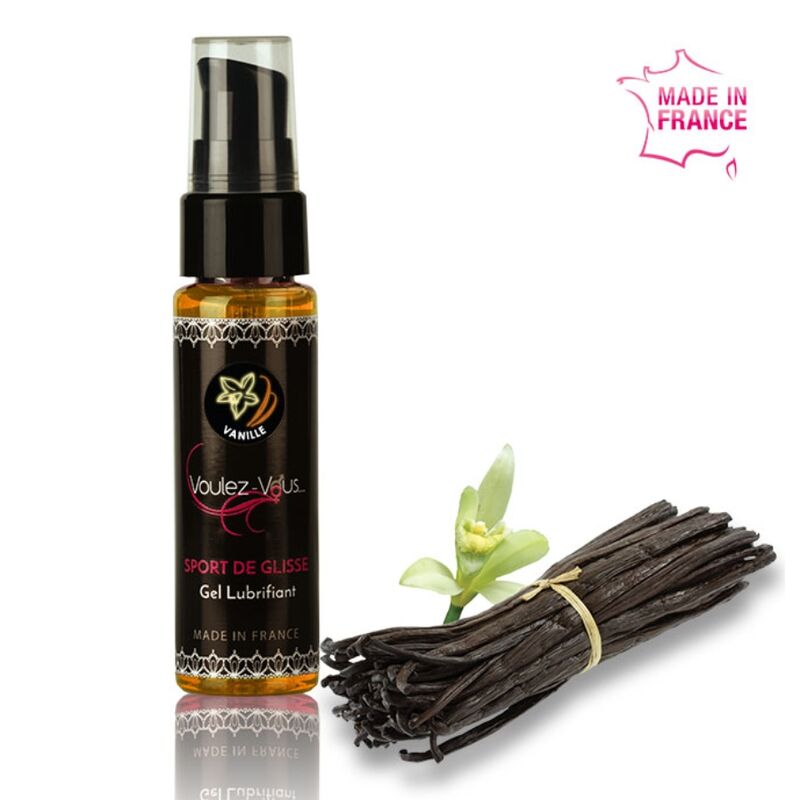 VOULEZ-VOUS - LUBRIFIANT BASE DEAU - VANILLE - 35 ML - Sensualia