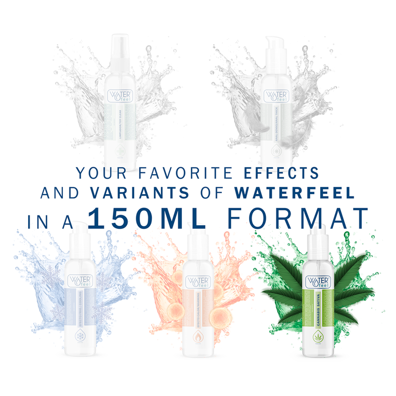WATERFEEL - LUBRIFIANT AU CANNABIS 150 ML - Sensualia