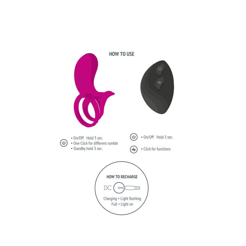 XOCOON - BAGUE STIMULATEUR DE COUPLES FUCHSIA - Sensualia