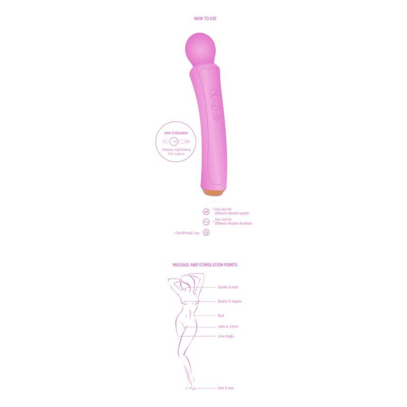 XOCOON - LA BAGUETTE COURBE FUCHSIA - Sensualia