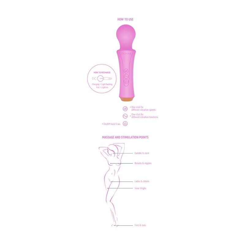 XOCOON - LA BAGUETTE PERSONNELLE FUCHSIA - Sensualia