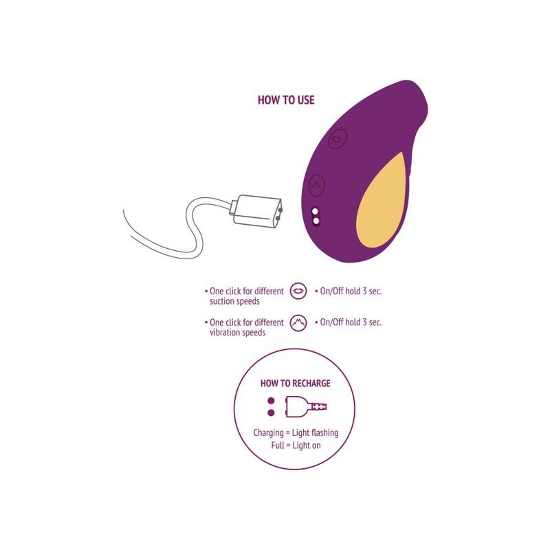 XOCOON - STIMULATEUR D''AMOUR DIVINE VIOLET - Sensualia
