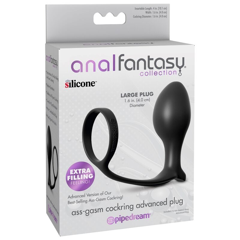 ANAL FANTASY - COLLECTION ASS-GASM ADVANCED ANNEAU AVEC PLUG ANAL - Sensualia