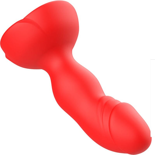 ARMONY - EXTREME A BLOOM VIBRATEUR ROSE ET PLUG ANAL TÉLÉCOMMANDE ROUGE - Sensualia