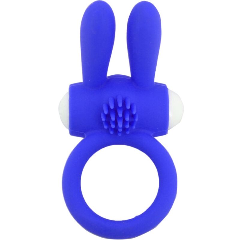ARMONY - MR BUNNY ANNEAU VIBRATEUR SILICONE BLEU - Sensualia