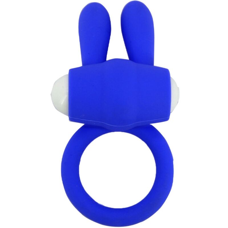 ARMONY - MR BUNNY ANNEAU VIBRATEUR SILICONE BLEU - Sensualia