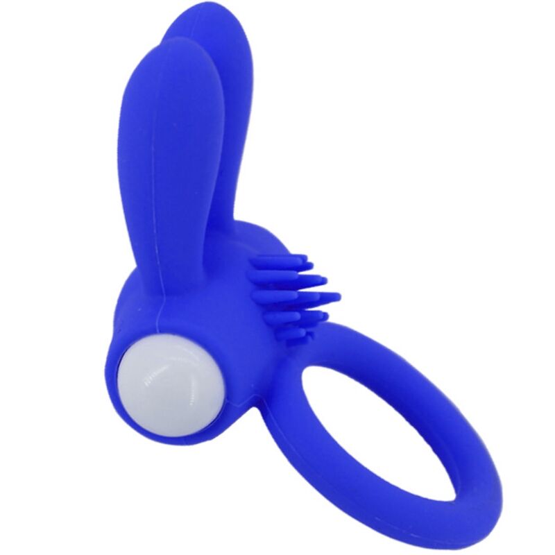 ARMONY - MR BUNNY ANNEAU VIBRATEUR SILICONE BLEU - Sensualia