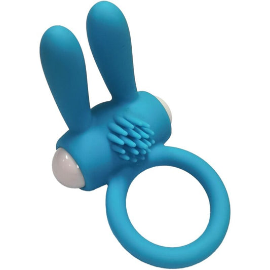 ARMONY - MR BUNNY ANNEAU VIBRATEUR SILICONE NOIR - Sensualia