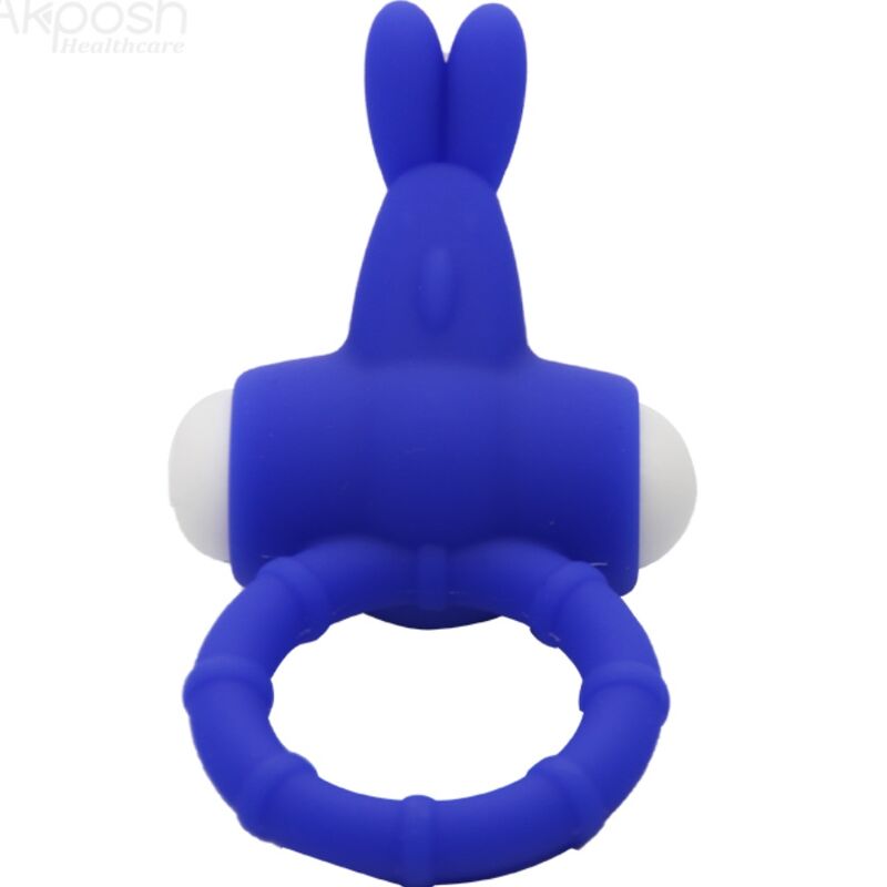 ARMONY - MS BUNNY ANNEAU VIBRATEUR SILICONE BLEU - Sensualia