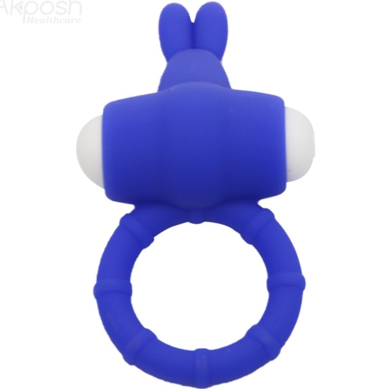 ARMONY - MS BUNNY ANNEAU VIBRATEUR SILICONE BLEU - Sensualia