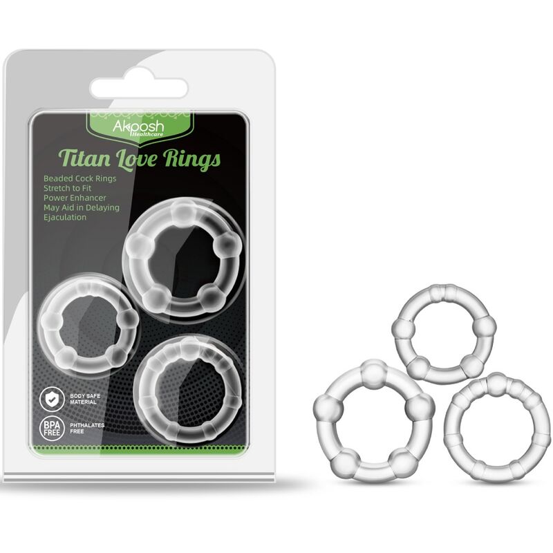 ARMONY - TITAN LOVE BAGUE PERLÉE CHAIR - Sensualia