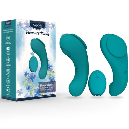 ARMONY - PLEASURE PANTY VIBRATEUR TÉLÉCOMMANDE 3 VITESSES VERT - Sensualia