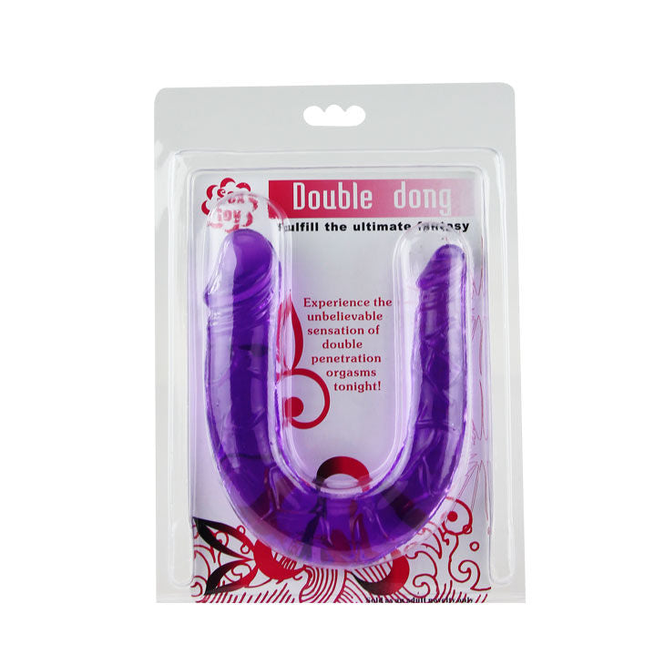 BAILE - DOUBLE GODE EN GELÉE FLEXIBLE LILAS - Sensualia