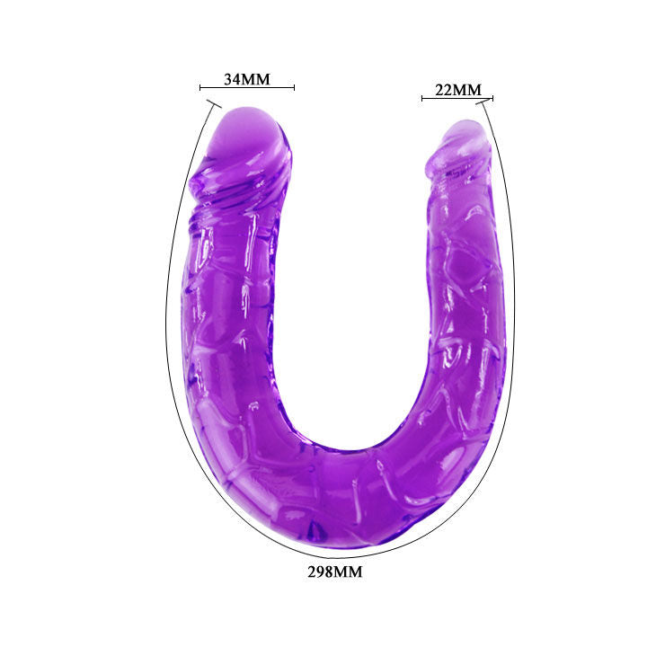 BAILE - DOUBLE GODE EN GELÉE FLEXIBLE LILAS - Sensualia