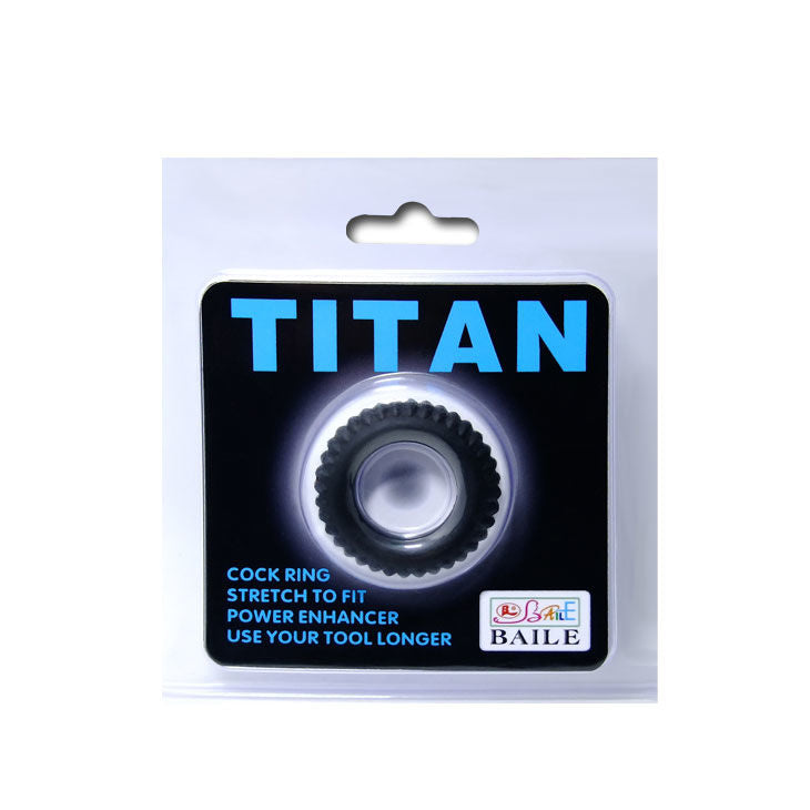 BAILE - COCKRING TITAN NOIR 1.9 CM - Sensualia