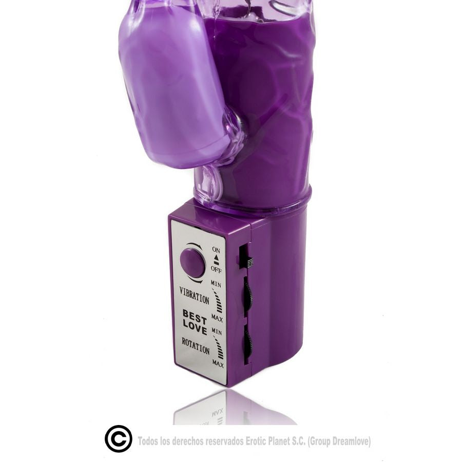 BAILE - ROTATEUR DE LAPIN LILAS AVEC SUPERSTIMULATEUR - Sensualia