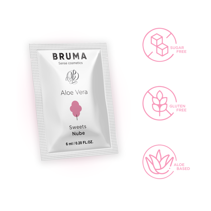 BRUMA - GEL GLISSANT À L''ALOE VERA SAVEUR BONBONS 6 ML - Sensualia