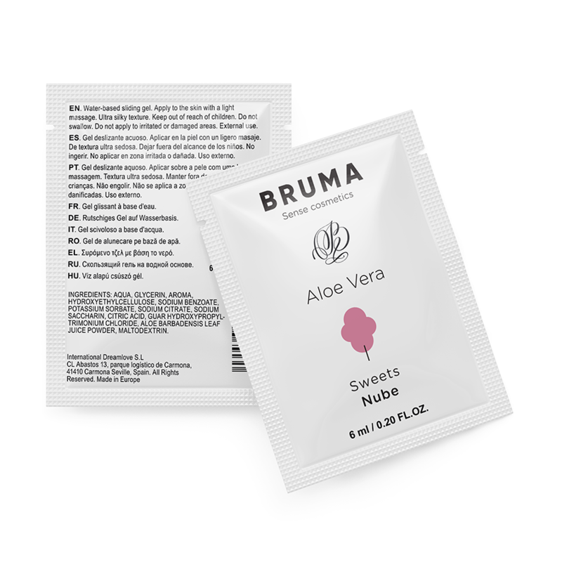 BRUMA - GEL GLISSANT À L''ALOE VERA SAVEUR BONBONS 6 ML - Sensualia