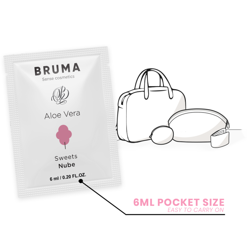 BRUMA - GEL GLISSANT À L''ALOE VERA SAVEUR BONBONS 6 ML - Sensualia
