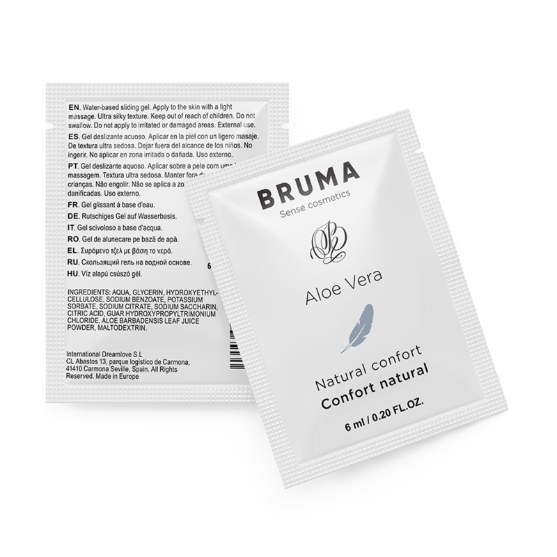 BRUMA - GEL GLISSANT ALOE VERA CONFORT NATUREL 6 ML - Sensualia